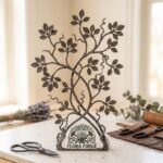 Flora Forge Handcrafted Wrought Iron Tree Jewelry Organizer & Wall Decor Trellis - Image 2