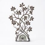 Flora Forge Handcrafted Wrought Iron Tree Jewelry Organizer & Wall Decor Trellis